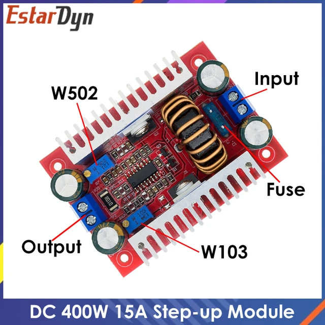 Boost Module, 400W DC-DC Step-up Boost Converter  