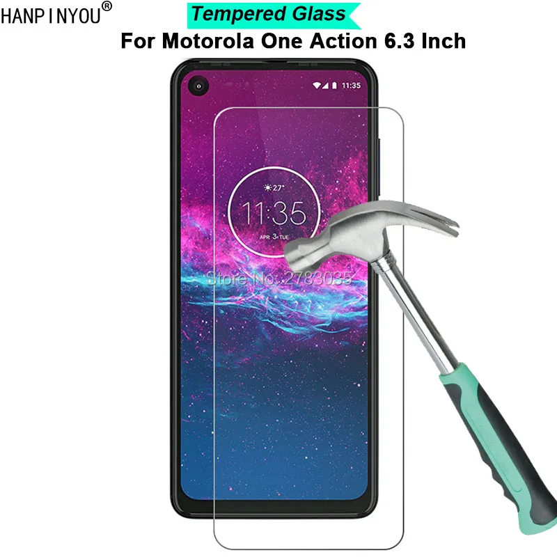 Для Motorola One Action 6 3 &quotновая твердость 9H 2.5D ультратонкая закаленная стеклянная