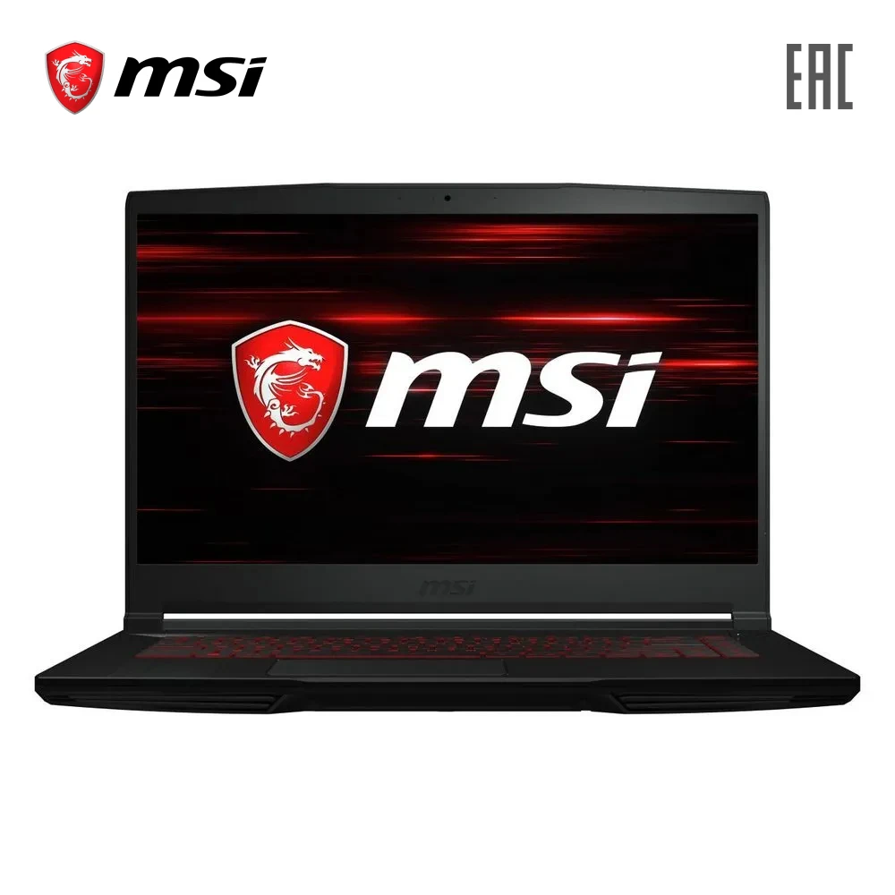 Ноутбук игровой MSI GF63 10SC-427XRU 15.6&quot FHD IPS/i5 10500H/8Gb/512Gb SSD/No ODD/GF GTX 1650 4Gb/DOS Black | Компьютеры