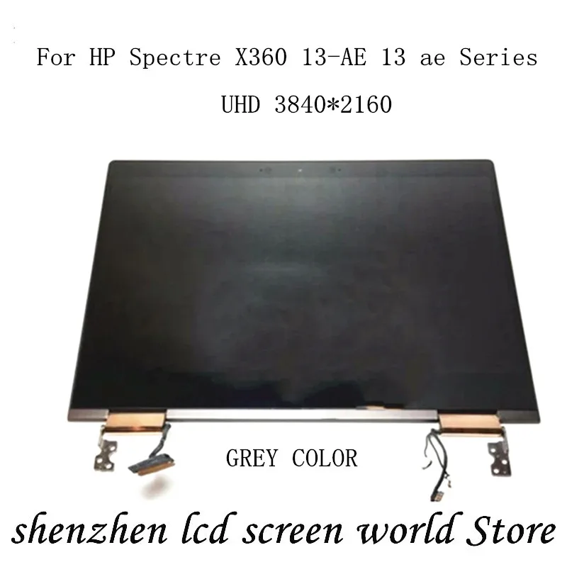 Сенсорный ЖК-экран в сборе для HP Spectre X360 13-AE 13-ae007ni 13-ae055tu 13-ae015ca черный серебристый