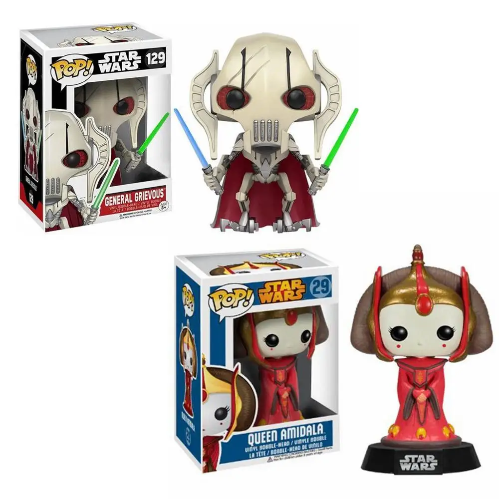 FUNKO POP Звездные войны генерал гривус 129 # Queen Амидала в Мандалорское ПВХ игрушки