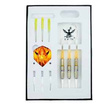 

1 set of professional competition darts, 19g nylon soft tip, high-end competition tungsten steel darts for indoor competition