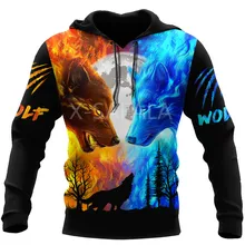 Wolf Fire Ice Hoodie Buy Wolf Fire Ice Hoodie With Free Shipping On Aliexpress