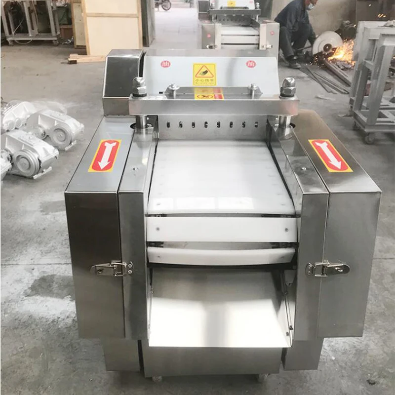 Industrial Chicken Nugget Cutter Meat Dicing Machine Chicken Breast Cutting Machine 6