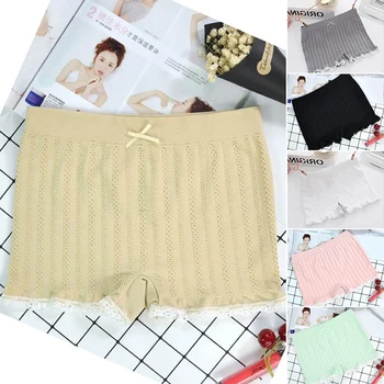 

Ladies Lace-proof Twist Safety Pants Comfortable High-Stretch Leggings Shorts