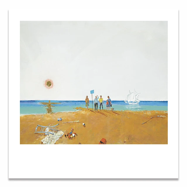 NHDARC Canvas Giclee Print Poster Painting Scenery Landscape Wall Pictures Art for Living Room Home Decor Square ARC00897 h
