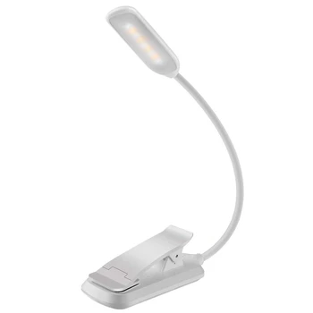 

Rechargeable 9 LED Book Light,Clip on LED Book Lamp 3 Colors X3 Levels Eye Care Reading Lights,2.1 Oz Lightweight,Perfect for Bo