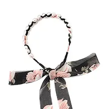 Модные аксессуары для волос с шапками, имитация жемчужных волос, резиновый головной убор