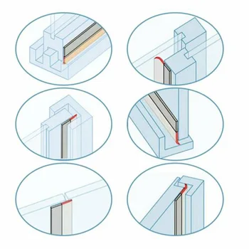 

Door Sealing Strip Wardrobes Window Weatherstrip Translucent For House