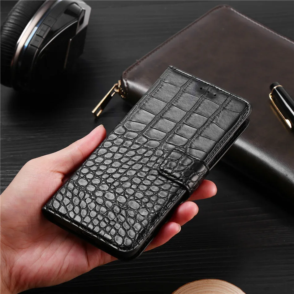 Luxury Flip Case for Huawei Y8S Cover Crocodile Texture Leather Book Design Phone Coque Capa With Strap Card Holders pu case for huawei