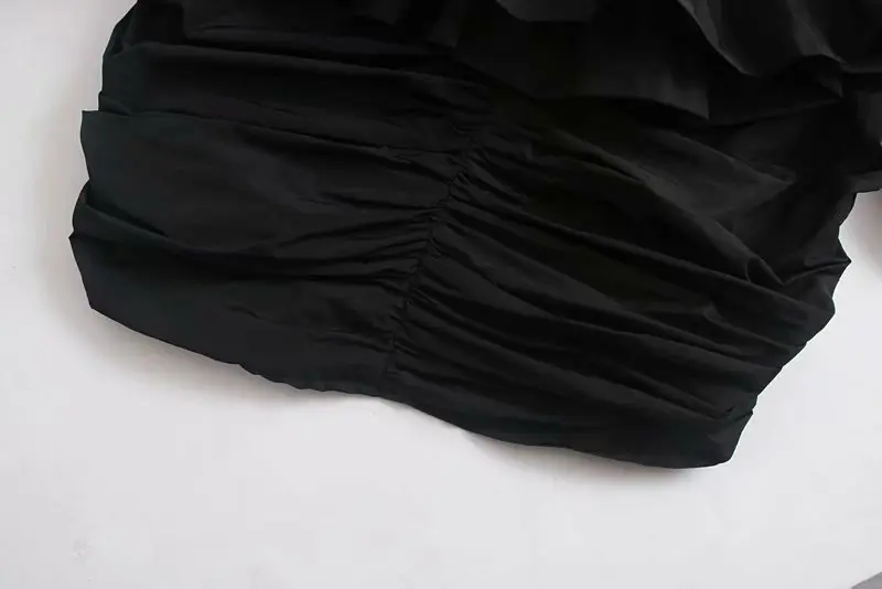 Звездный Светлячок, женская блузка, осень, модная плиссированная блузка с рукавом-бабочкой, с вырезом лодочкой, с оборками, Укороченная рубашка с вырезом лодочкой, сексуальный топ