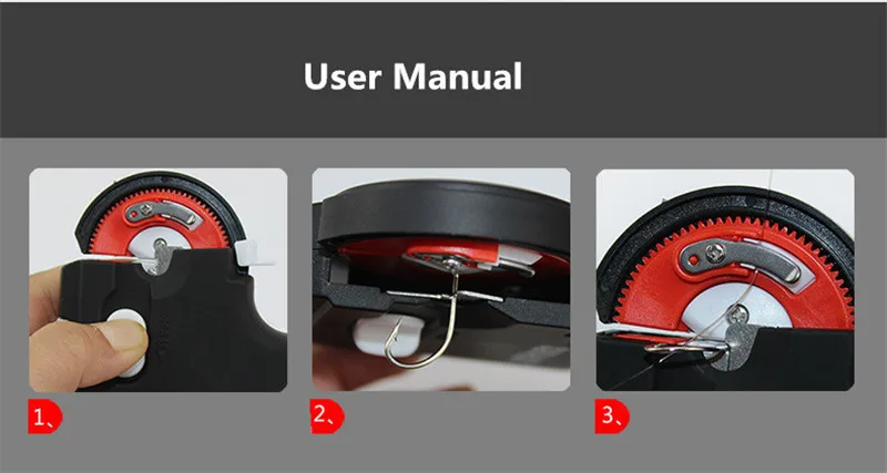 Portable Electric Automatic Fishing Hook Tier Machine Fishing Line Hook Knotting Tool Tying Device Fishing Accessories (8)