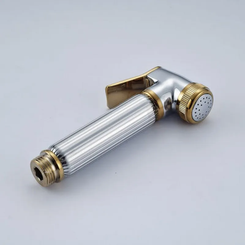 

Gold & Chrome Handheld Toilet bidet sprayer Hand Bidet faucet for Bathroom hand sprayer shower head self cleaning