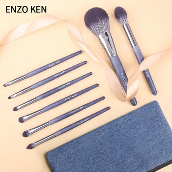 

Enzo Makeup Brush Set Super Soft Full Set High Yan Value Brush ju ruan Brush Suit Portable Eyeshadow Brush