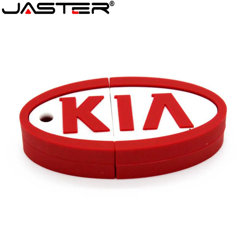 JASTER KIA флеш-накопитель, силиконовый Автомобильный ключ, 4 ГБ, 8 ГБ, 16 ГБ, 32 ГБ, 64 ГБ, мультипликационный usb накопитель, флешка, карта памяти, подарок