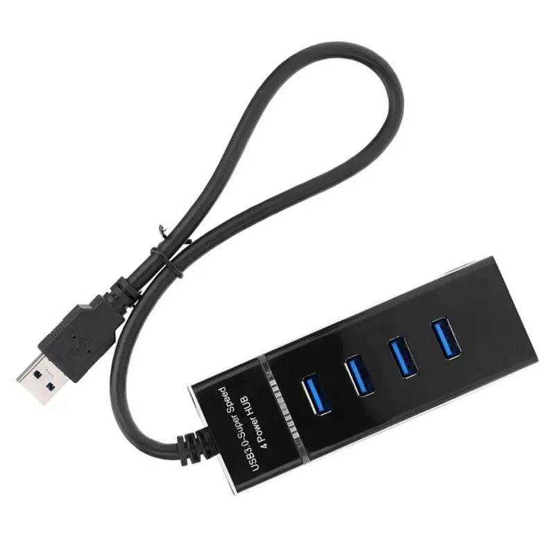 Высокая скорость 5 Гбит/с USB 3,0 концентратор 4 порта Мульти USB порт сплиттер конвертер адаптер для Macbook ноутбук ПК планшет компьютер