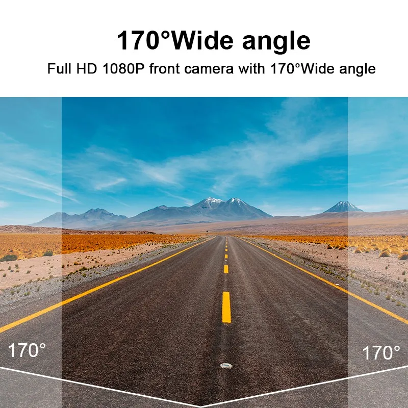 ADAS функция ранжирования 1080P Автомобильный видеорегистратор Камера FHD Dash Cam авто видео рекордер 170 ° ночного видения USB автомобильный видеорегистратор для Android 4,0 выше