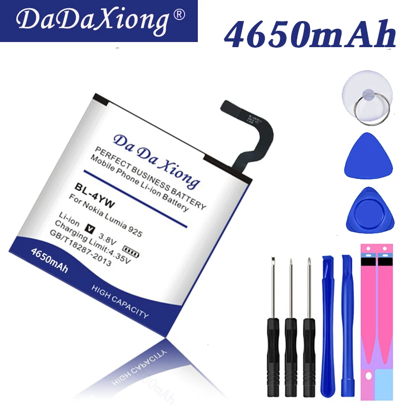 Bl-4Yw Di Capacità Elevata 4650Mah Bl4Yw Di Dadaxiong Per La Batteria Del Telefono Di Nokia Lumia 925 925T