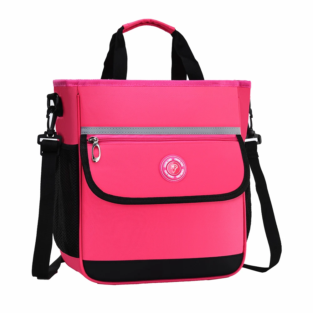 

CHUNLONG Unisex Children's Shoulder Messenger Bag Kid Zipper Tuition Bag Multifunction Tutoring Handbag Students Messenger Bag