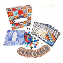 Juego de mesa de bloques de colores, cartas de maestro, azulejo de juego, Monogatari Azuling, juegos de mesa Azul, alta calidad