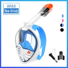 

Rodicoco White Snorkeling Masks Full Face Watersport Equipment Dry Top Snorkel Easy Breathing System Dive Mask Full Snorkel Mask