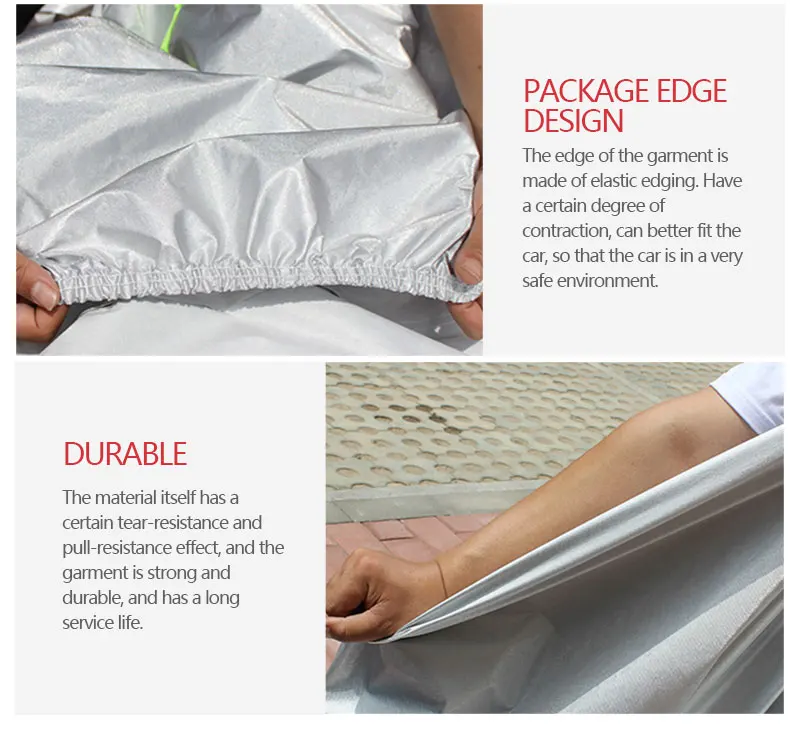 Full Car Cover Sedan SUV Covers Sun Reflective Shade Rain Frost Snow Dust Waterproof Protection Anti UV Outdoor Car Accessories (6)