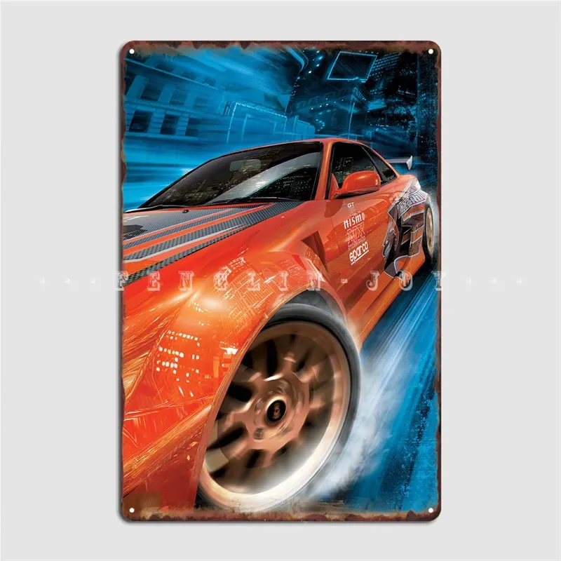 Bisogno Di Speed Underground Poster Targa In Metallo Retro Club Bar Targhe Cinema Garage Tin Sign Poster