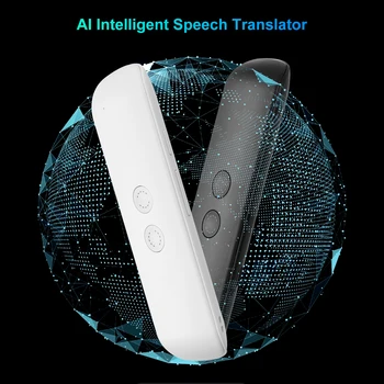 

Aibecy Two-Way Translation Portable Smart Voice Translator Device BT Music Player 33 Languages Real Time Translation