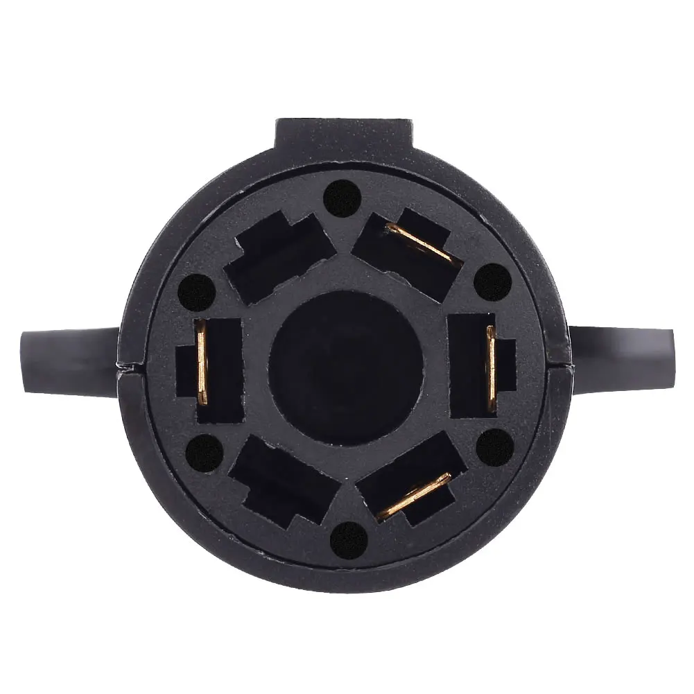 Vehemo 7 способ круглый до 4 Pin 12 В(американский) трейлер сигнала дисплей Переходник вилка Автомобильная Соединительная заглушка фонари заднего хода универсальный корабль