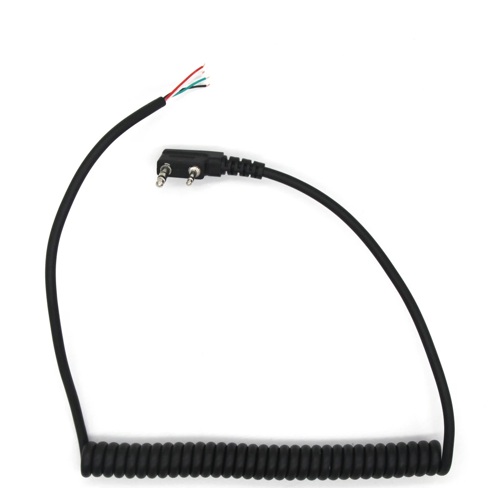 Динамик Mic Walkie Talkie кабель для динамика Baofeng UV5R Kenwood TK-240 Linton Hand 2 pin 4 провода динамик