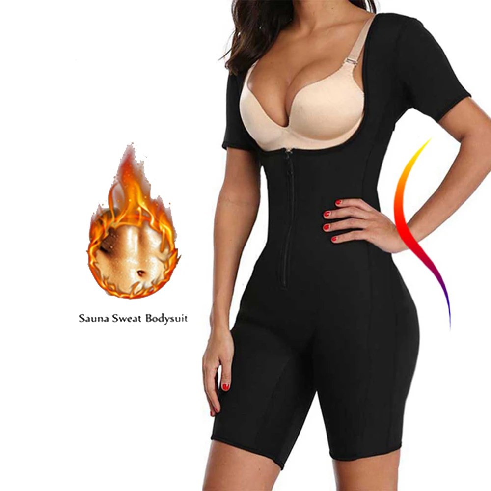 Palicy Wanita Neoprene Sauna Suit Full Body Shaper Baju Pelangsing Pembentuk Perut Pemangkas Pembakaran Lemak Olahraga Korset Keringat Slim Bodysuit Aliexpress