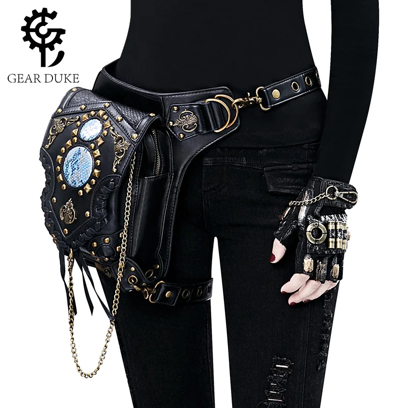 

Hot Selling Hot Selling Multi-functional Shoulder Oblique Bag Bag with Chain Punk Wallet