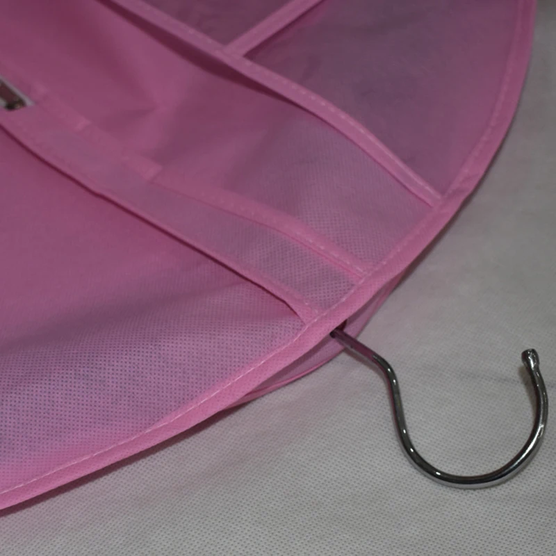 Description Picture 3 of itemPink Storage Bag Cover Clothes Protector Case for Wedding Dress Gown Garment Evening Dress Dust Bags Travel Storage Dust Covers