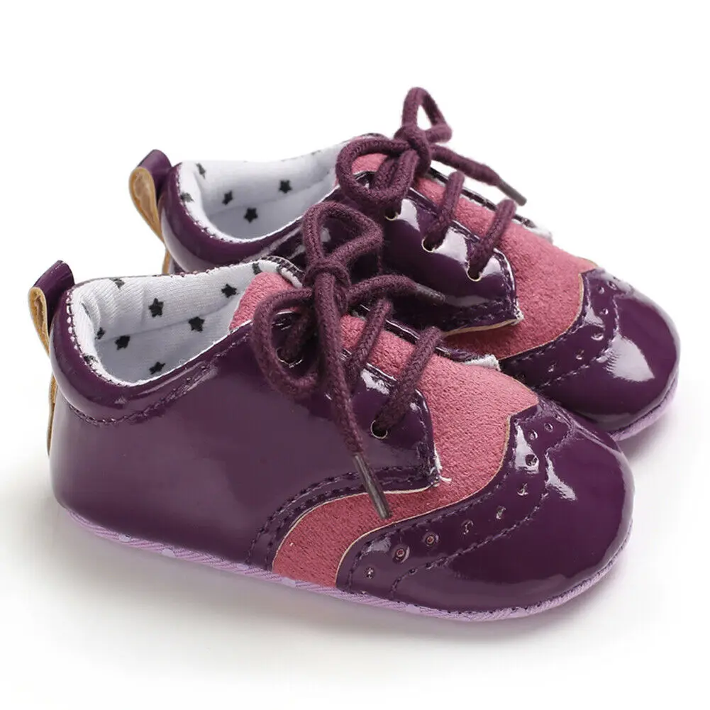 Лидер продаж, для маленьких девочек, детская обувь, Новорожденные детские кожаная мягкая подошва тапочки для малышей Одежда для маленьких девочек; кожаные туфли для детей от 6 до 18 месяцев - Цвет: D