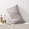 60S High Quality Egyptian Cotton Pillow Case Solid Color Home Hotel Bedding Pillow Cover Brief Style Pillowcase 4