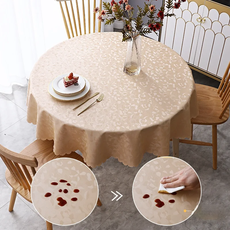 

Европейский стиль водонепроницаемая маслостойкая защита от ожогов не стирать Отель Ресторан круглая форма скатерть кухонная плитка F8404