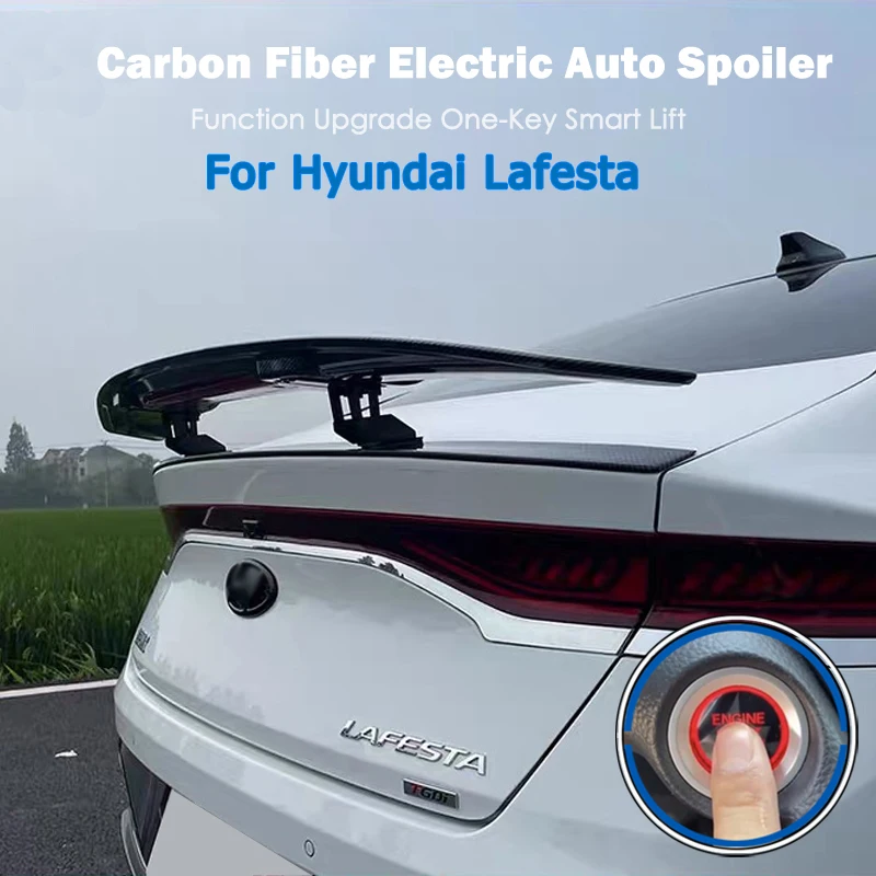 NEUE Elektrische Automatisch Universal Hinten Stamm Schwanz Boot Deckel  Auto Spoiler flügel Für Hyundai Lafesta Carbon Faser - AliExpress