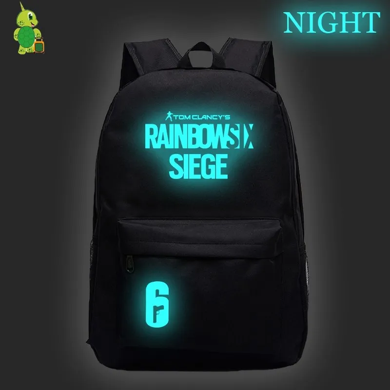 

GAME Tom Clancy's Rainbow Six Siege Backpack School Bags for Teenagers Women Men Laptop Backpack Travel Bags Kids Book Bags