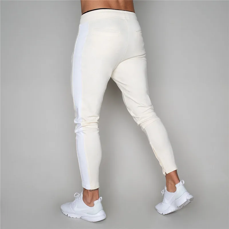 Men Slim Cotton Sweatpants Gyms Fitness Trousers Man Jogger Workout Casual Fashion Pant Pencil Pants High Quality Sportswear2109