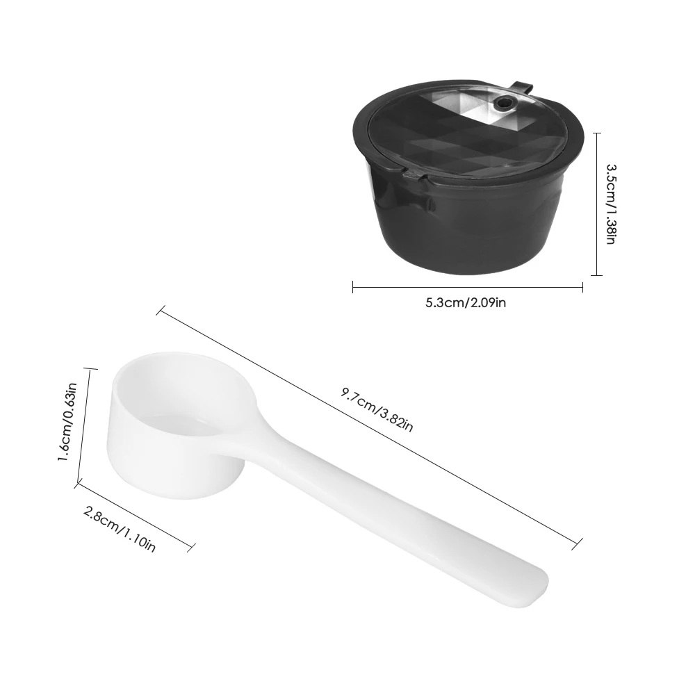 3 шт./компл. Кофе капсулы Dolce Gusto Кофе фильтр многоразовые Dolce Gusto Кофе капсулы с ложкой и кисточкой
