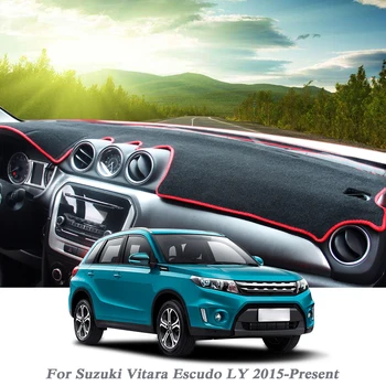 

Car Styling Dashboard Protective Mat Shade Cushion Pad Rose Carpet For Suzuki Vitara Escudo LY 2015-Present Internal Accessory