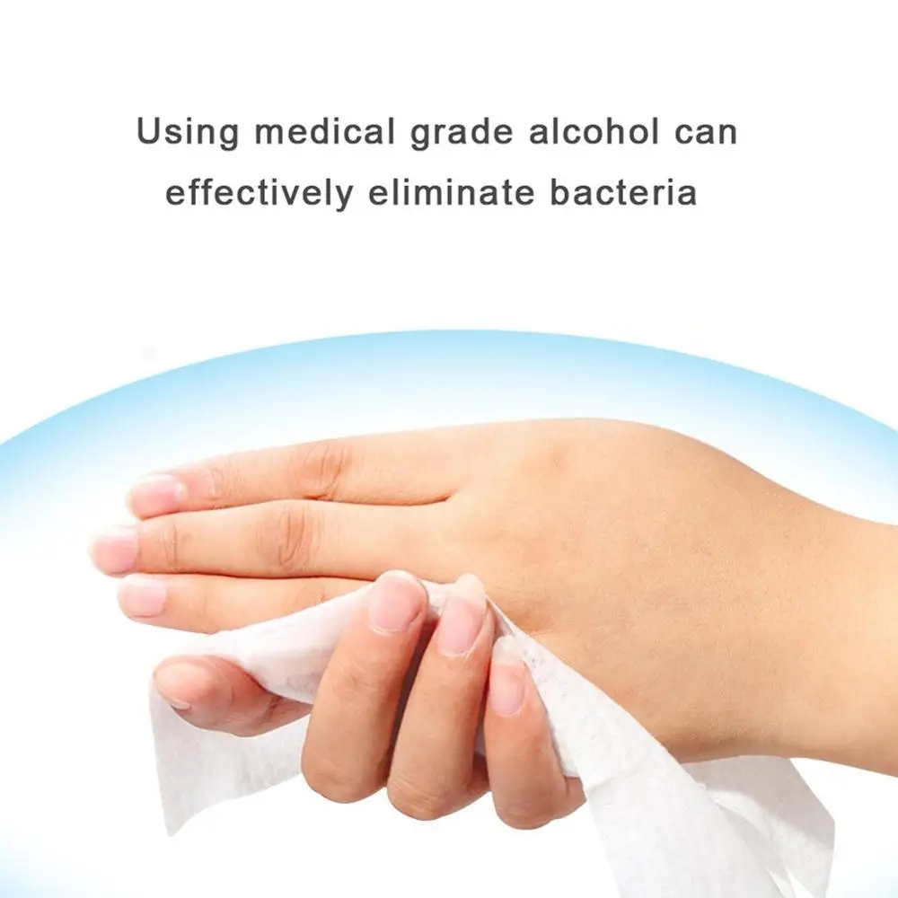 

Portable Small Bag Clean Antibacterial Wipes Without Irritating Skin Keeping Your Hands Clean Disinfection 10 Pcs