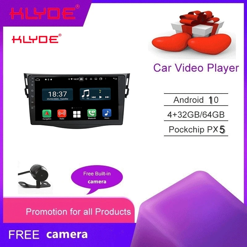 KLYDE автомобильный dvd-плеер на основе Android для RAV4 2009-2013 | Автомобили и мотоциклы