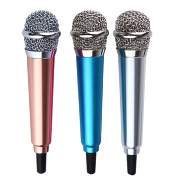 

Mini Microphone with Omnidirectional Stereo Mic for Voice Recording,Chatting and Singing on Apple Phone,Android
