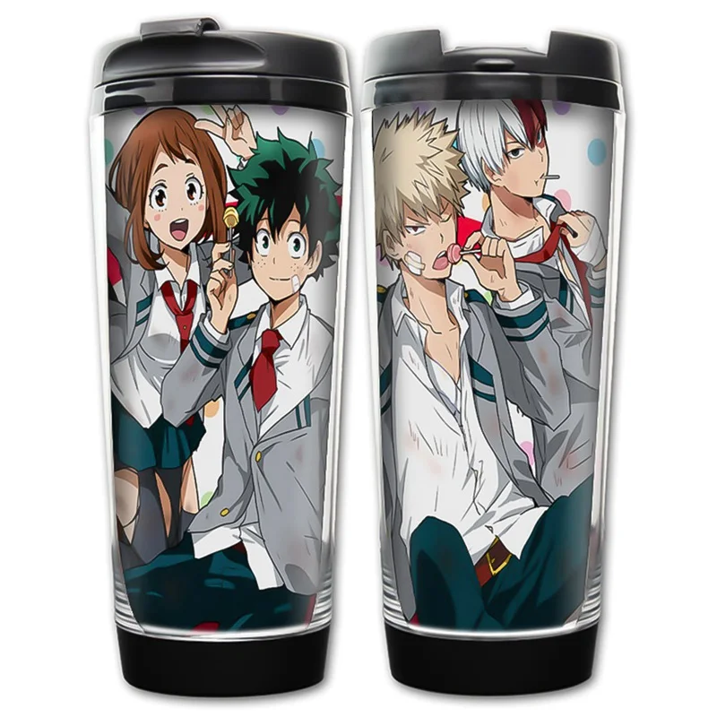 

400ml Anime My Hero College Surrounding Five Equals Of Flowers Married Douro Water Cup Double Insulated Mug DIY