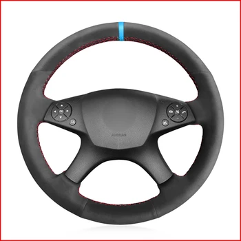 

MEWANT Black Suede Leather Steering Wheel Cover for Mercedes Benz W204 C-Class 2007-2010 C280 C230 C180 C260 C200 C300 Parts
