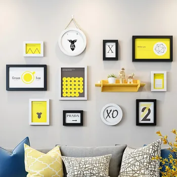 

2020 Sale Cadre Photo New Rectangle Abstract Wall Mural Diy Home Decor Painting Picture Frames Sofa Background Hanging Art Set