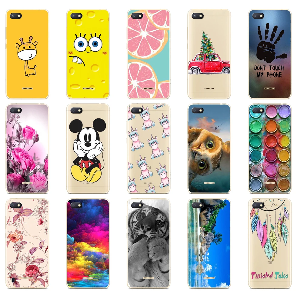 

silicon Cover For xiaomi redmi 6a Case Full Protection Soft tpu Cover Phone Cases for Xiaomi Redmi 6A case bumper 6a Coque