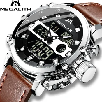 

MEGALITH 2020 Men Waterproof Watches Military Multifunction Wrist Fashion Men's Sport Quartz Watch Men For Clock Horloges Mannen