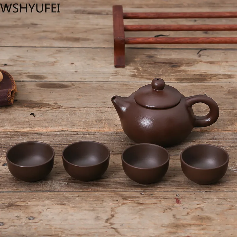 Yixing чайник ручной работы с фильтром фиолетовая глина индивидуальный подарок Xishi